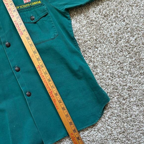 Vintage 60s Boyscouts Of Canada Shirt Button Up Longsleeve - Picture 6 of 8